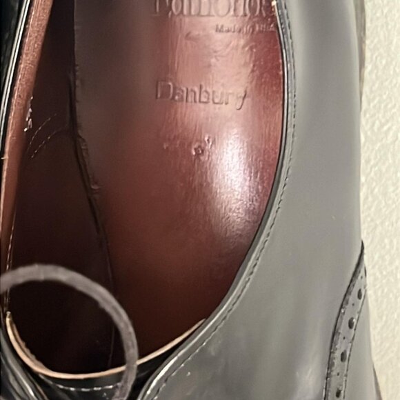 Allen Edmonds Black Leather Oxford Dress Shoes Danbury Mens Size 10.5 D  Shoes main image 2
